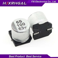 10PCS Electrolytic capacitor 63V100UF 10*10mm SMD aluminum electrolytic capacitor 100uf 63v