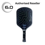 ไม้พาย SIX ZERO  6.0 Pickleball Paddle 14mm BLACK OPAL 14mm - ออกแบบด้วยเทคโนโลยีและวัสดุล้ำสมัย ไม้