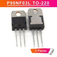5pcs P90NF03L TO-220 STP90NF03L TO220 30V/90A N-channel Power MOSFET Transistor new original