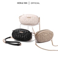 HONYAN Tas Selempang Wanita Simple Elegan Aeshtetic Korea - Nuber Sling Bag
