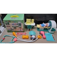 Children's Toy Doctor Doctor Play Set CT Scan There is a Doll