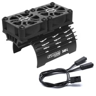 OGRC Dual 30mm RC Cooling Fans 28000 RPM RC Car Motor Heatsink with Metal Cover 3650 3660 540 550 Br