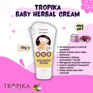 TROPIKA HERBAL BABY CREAM | HERBAL BABY CREAM TROPIKA | KRIM HERBA BABY