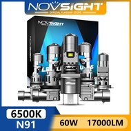 Novsight N91 2x H4 H7 H11 LED Headlight Mini Lens Projector 9005 9006 HB3 HB4 Auto Low Beam Canbus B