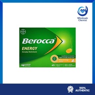 Berocca Energy Vitamin C + Vitamin B Orange & Mango Flavour ( 15/45 Effervescent Tablets )