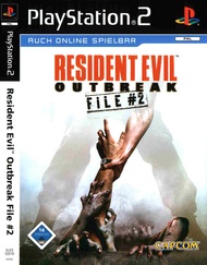 Kaset CD DVD Game PS2 Resident Evil Outbreak File 2 DVD Burning Baru + Cangkang DVD