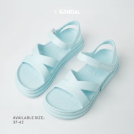 KANDAL KD0104 Akross - รองเท้าแตะรัดส้นผู้ชาย ผู้หญิง สีฟ้า Cotton Blue น้ำหนักเบา กันน้ำ แห้งไว EUR