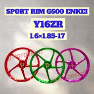SPORT RIM G500 ENKEI Y16ZR CANDY COLOUR PURPLE/ RED/ GREEN ( 1.6×1.85-17 )
