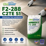 OBAPROOF F2-288 C2TE S1 Premium Tile Adhesive Flexible Polymer Cement Glue for Tiles Mosaic Simen Ga