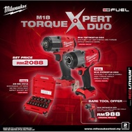 MILWAUKEE M18 Torque Expert Duo Combo (M18 FMTIW2F12-0X0 + M18 FHIW2F12-0X0 + FREE 49-66-7014)