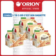 Combo 5 gói Bánh Nướng Giòn Cest Bon Orion Baguette Vị Bơ Tỏi Đút Lò (Túi 5 gói)