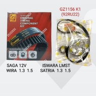 (Red box GZ1156 K1) PROTON SAGA 12V ISWARA LMST WIRA 1.3 1.5 SATRIA 1.3 1.5 GAIDO TIMING BELT 92RU22