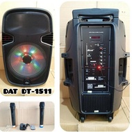 terlaris Speaker Portable DAT DT 1511 15 INCH