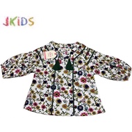 (7/8y) Jkids original brand kids girls round neck long sleeve blouse