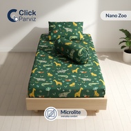 80x200 Single Bed Sheet with Elastic Corners - Children's Character Motif | Height 15cm, 20cm Single