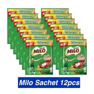 Milo Sachet Powdered Choco Malt Drink 24 Grams 12 pcs per tie