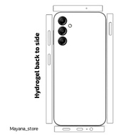 28 - 360 HYDROGEL CLEAR BACK TO SIDE CLEAR SAMSUNG A56 A36 A26 A16, A15, S24 FE, S24 23 21 20 ULTRA,