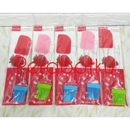 Silicone Polishing Set Spatula + Silicone Brush S02-B1 Large Polishing Brush/