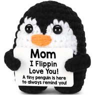 Cute Handmade Crochet Gifts For Mom Mothers Day Gift Ideas Dad Penguin Crochet Doll Gift For Wife Hu