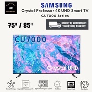 SAMSUNG 75" / 85"  Inch CU7000 Series 4K CRYSTAL UHD SMART TV