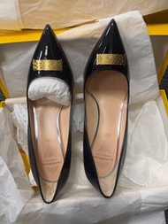 Sauvereign Black Patent Leather Flats Size 38
