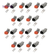 DT 2-Pin Waterproof Electrical Connector DT06-2S DT04-2P Inlet Air Temperature Sensor Plug with Roun