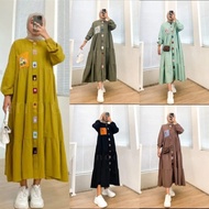 LOLA MIDI DRESS / MIDI DRESS / MIDI DRESS MUSLIM / MIDI DRESS KOREA /