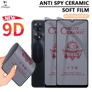 Soft Ceramic Anti peeping Tempered Glass For OPPO Reno 11F 8T 8Z 8 7 6 5 4 Pro 7Z 6Z 3 2 2Z 2F Reno8 Reno7 Reno6 Reno5 4G 5G 2023