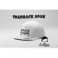 Unisex children's snapback hat my my way my birthdayDAY