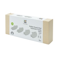 PLANTOYS Rubber Road & Rail Extension Tracks - Set B (Road and Rail Pretend Play) 3y+ - 6324PL