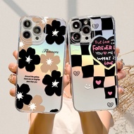 HP Hologram Case OPPO A5S A11K A12 A7 A15 A15S A57 A77S A58 4G Motif (3D CHESS FLOWER) Thick Clear H