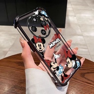 Honor X9d X9c Smart X9a X9b X9 5G Minnie Mouse Phone Cover Case Transparent Shockproof Rubber Case