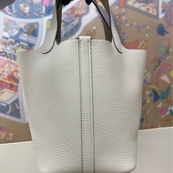 Picotin18 eclat奶昔白拼色帶 銀扣