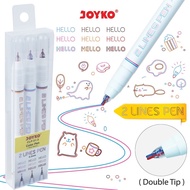 Joyko 2Lines CLP-51-3 Color Pen