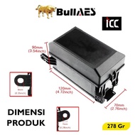 4-Prong Relay Box Relay Fuse Holder Box ICC