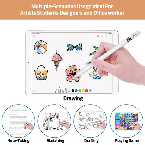 Tablet Stylus for iPad Pro 11 12 Mini for Apple Pencil Pro iPad Air M2 M3 M4 3rd 4-11 th Touch Pen C