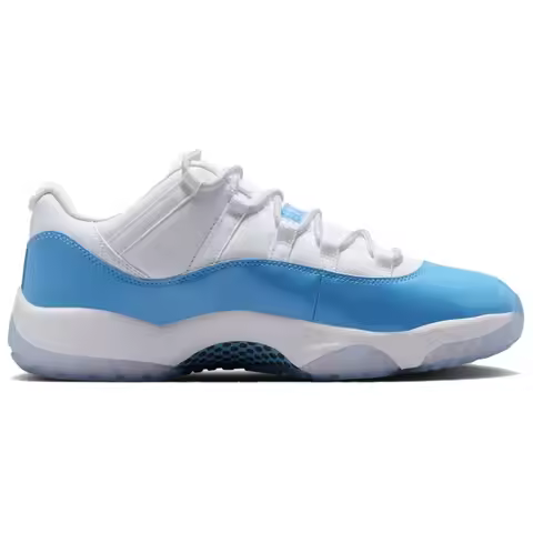 Jordan Air Jordan 11 Men's Running Shoes, Versatile, Fashionable Sneakers, White/Blue, FV5104-100
