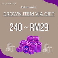 avakin life | crown item via gift