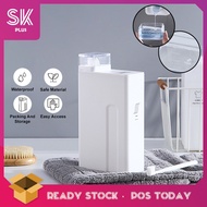 SKPLUS 1.2L Laundry Detergent Bottle Storage Replacement Bottle For Fabric Softener Liquid Soap Disp