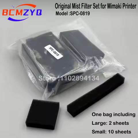 1Bag Original Mimaki Mist Filter Set Waste Sponge Cotton SPC-0819 for Mimaki UJF-3042MKII UJF-6042MK