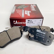 Brake Pad Rear Brake Pads Honda 43022-TBA-A02 Honda Civic Turbo Import Warranty
