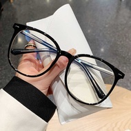 Plate Pin Leg Anti-Blue Light Plain Glasses Retro Myopia Optical Glasses Frame Men Women Same Style 