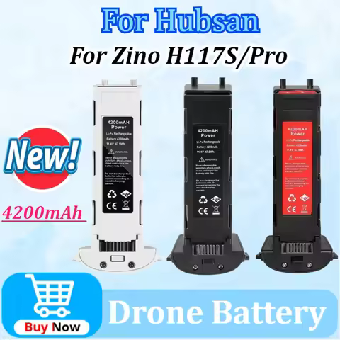 New Upgraded 11.4V 4200mAh 47.9Wh Drone Batterys for Hubsan Zino H117S/Pro GPS RC Quadcopter High Qu