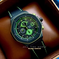 *Ready Stock*ORIGINAL Alexandre Christie 6600MCLIPBAGN Quartz Chronograph Genuine Leather Men’s Watch