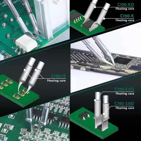2026 SELL 982D-III Compatible With C210 C245 Micro Tweezers 2-IN-1 Precision Soldering Station