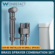 Portable Handheld Toilet Bidet Sprayer Brass Handheld Bidet Faucet Bathroom Household Shower Quick Cleaning