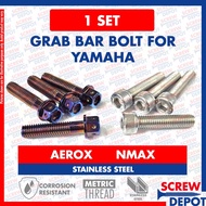 ♞1SET Grab Bar Bolt for Yamaha Aerox 155 Nmax ( Screw Depot - Motorcycle )
