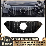 For Mercedes EQE Class W294 X294 SUV EQE350 EQE500 2023+ Front Bumper Grill Mesh Hood Modified Facel