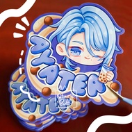 Genshin Impact Ayato Ayatea Boba Sticker