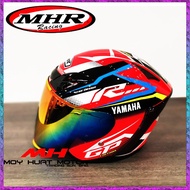 mhr helmet MHR HELMET YAMAHA GP EDITION RED / HELMET SIRIM / ORIGINAL MHR / ROSSI DESIGN / VR 46 MOV